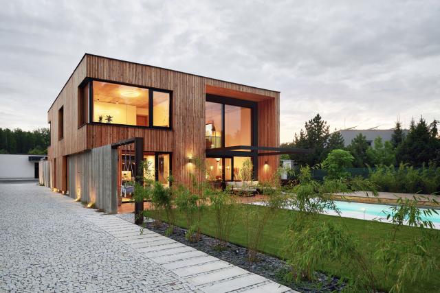 Chytré řešení pro úzký pozemek