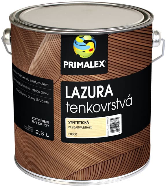 Tenkovrstvá lazura na dřevo pro ochranu fasády