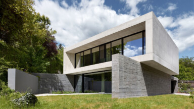 Vila pro milovníky pohledového betonu